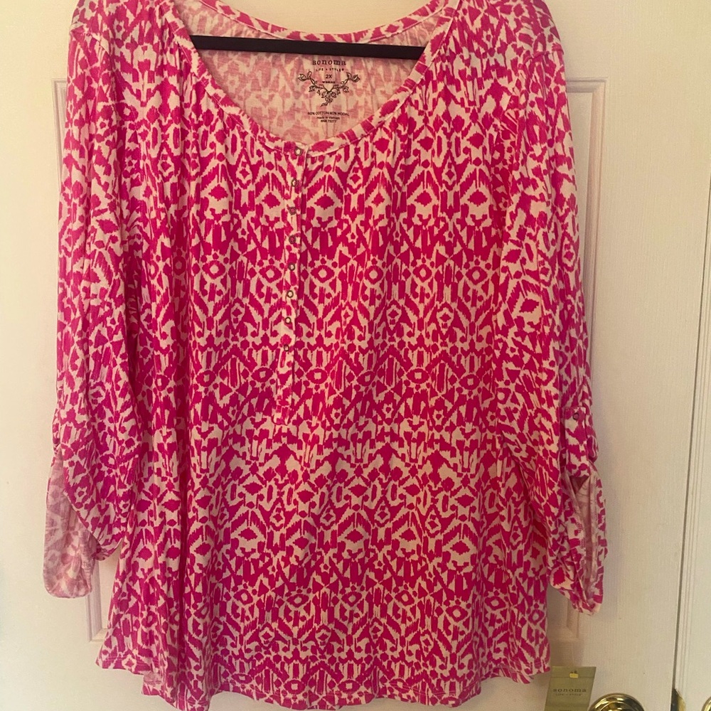 Sonoma (Kohls) Plus Size 2X Knit Top